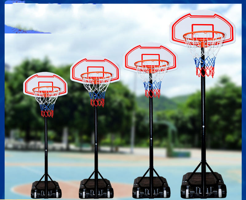 Outdoor Adjustable Basketball Stand for Kids and Teens Portable Hoop
