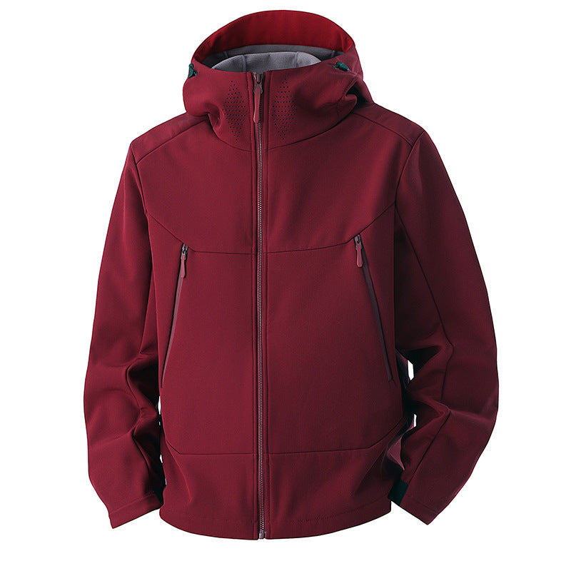 Soft Shell Men's Windproof Waterproof Outdoor Shell Jacket