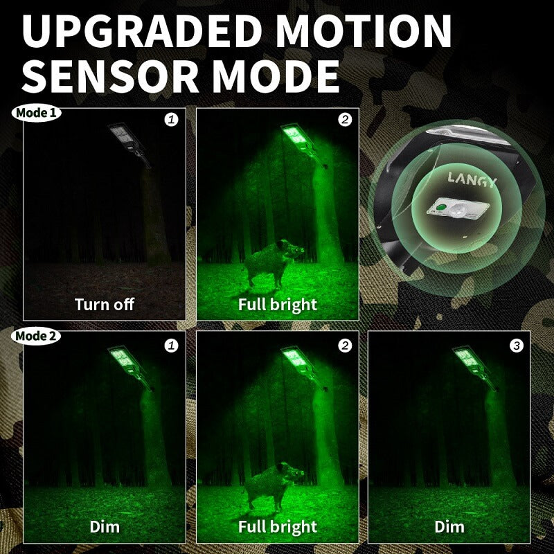 Powerful Solar Green Feeder Light 25000 Lumens for Hunting