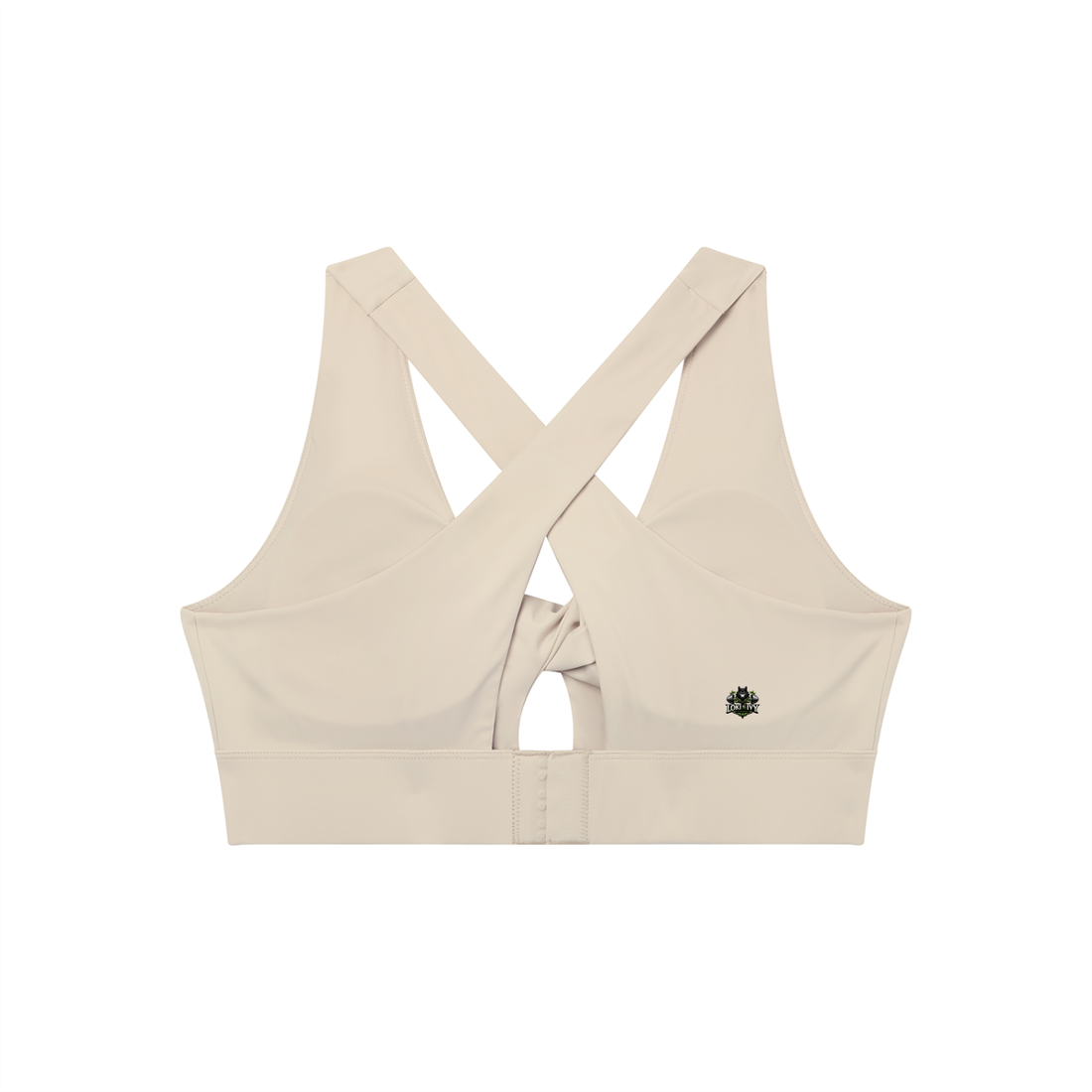 Loki & Ivy Women's Twist Front V-Neck Sports Bra