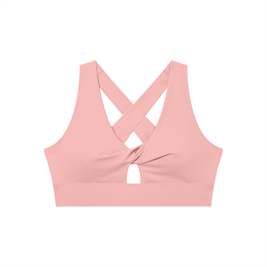 Loki & Ivy Women's Twist Front V-Neck Sports Bra