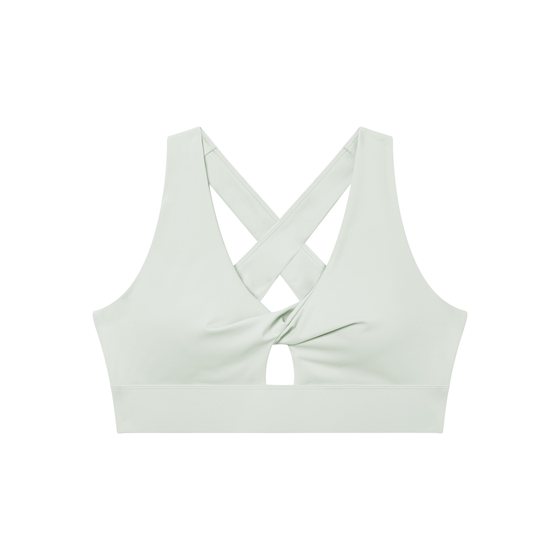 Loki & Ivy Women's Twist Front V-Neck Sports Bra