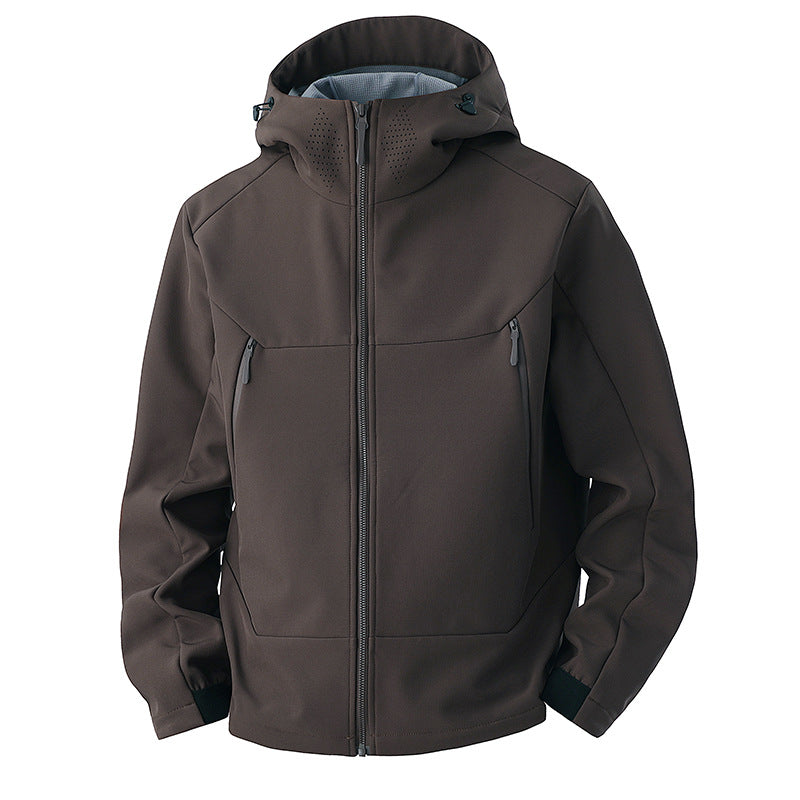 Soft Shell Men's Windproof Waterproof Outdoor Shell Jacket