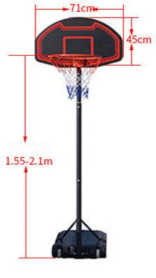 Outdoor Adjustable Basketball Stand for Kids and Teens Portable Hoop