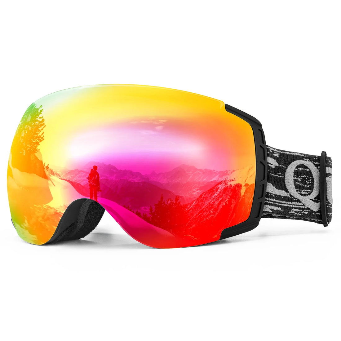 Anti Fog Ski Goggles UV400 Double Layer Lens for Clear
