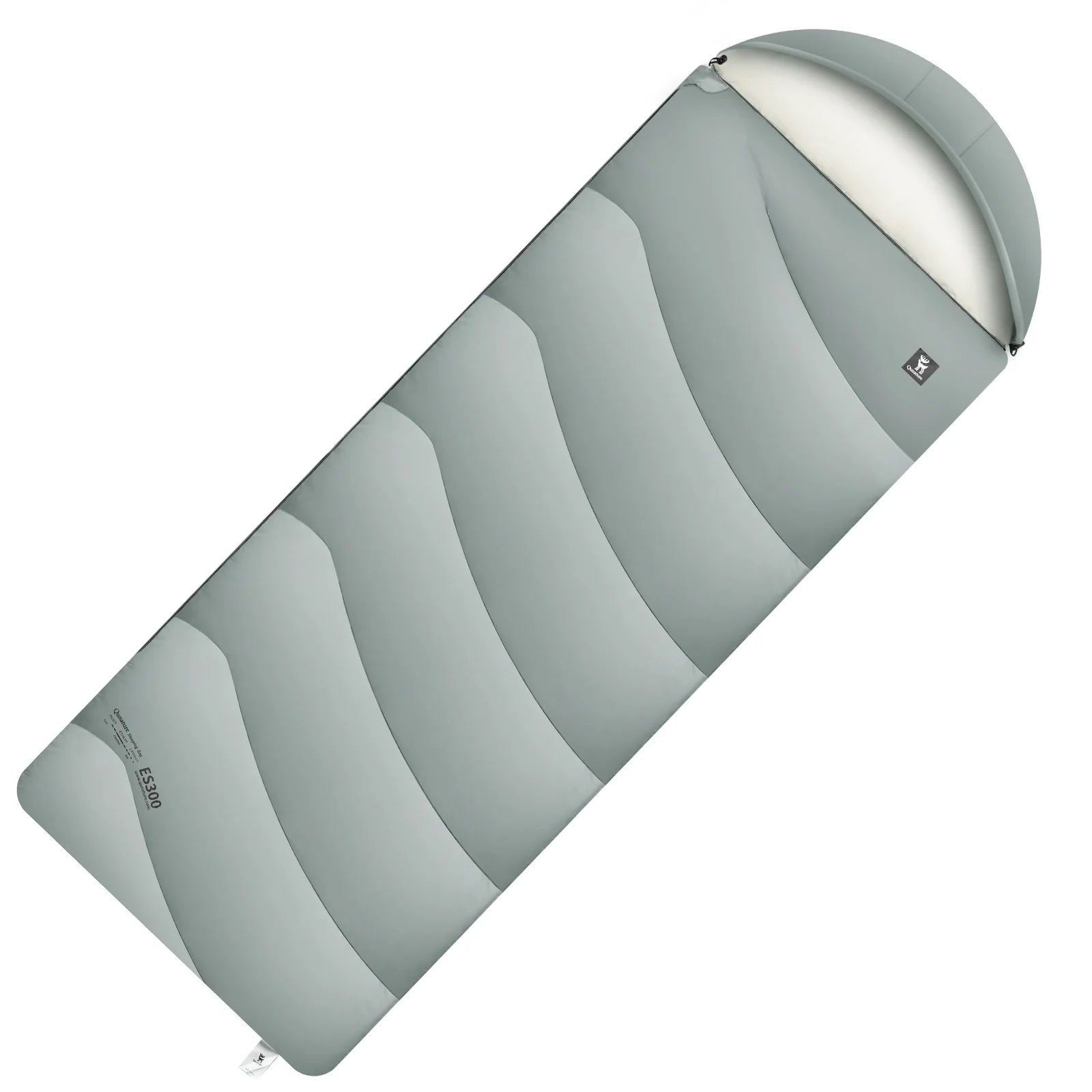 Cotton Envelope Sleeping Bag Portable Backpacking with Compression Sack