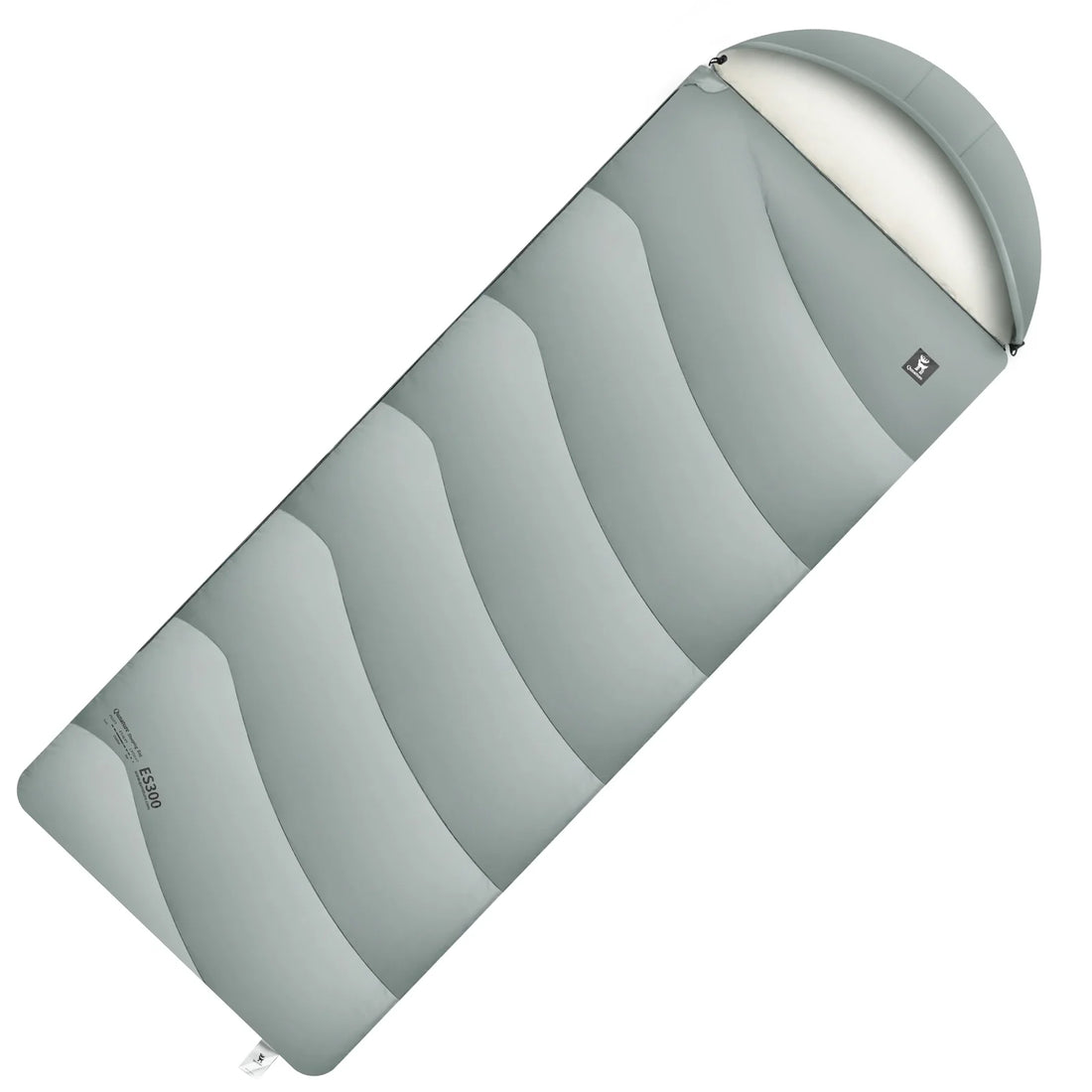 Cotton Envelope Sleeping Bag Portable Backpacking with Compression Sack