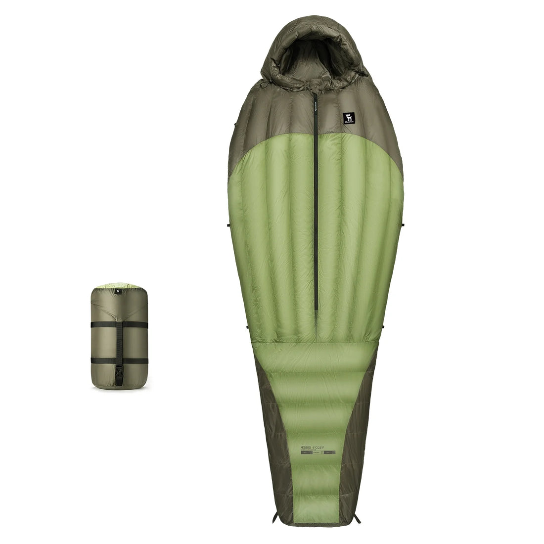 650 Fill Power Mummy Down Sleeping Bag Waterproof for Camping