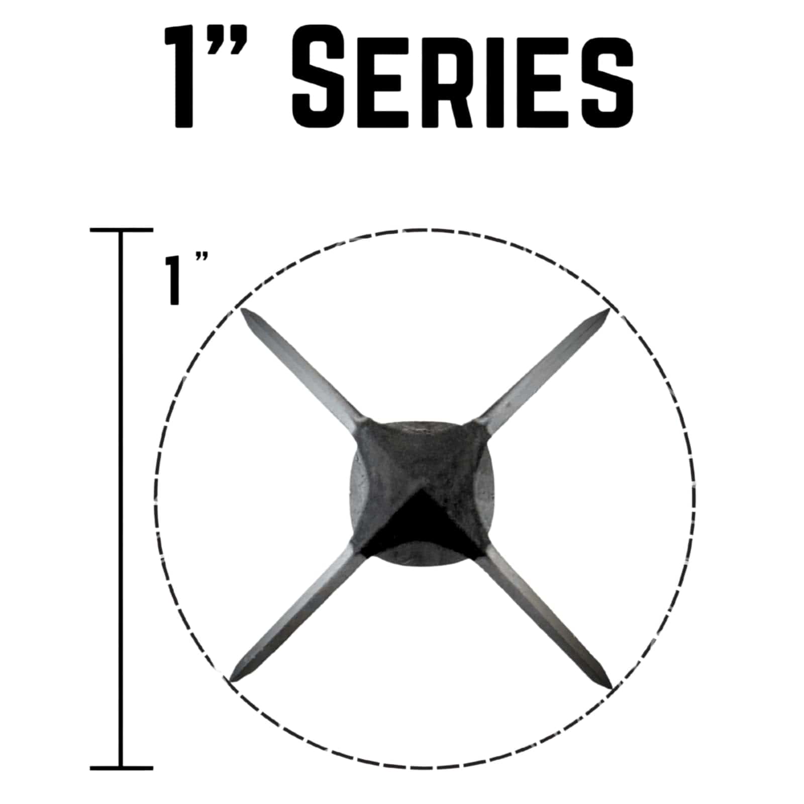 TOTA | 100 grain broadhead | 1-inch vented | fixed blade